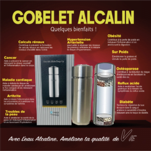 Gobelet Alcalin Longrich: Eau Saine - Longrich Quebec